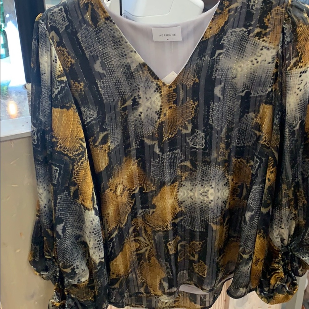 Snakeskin Blouse